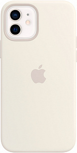 Apple для iPhone 12 mini Silicone Case with MagSafe (белый)